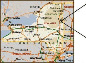 New York State map