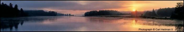Sunrise on Brant Lake